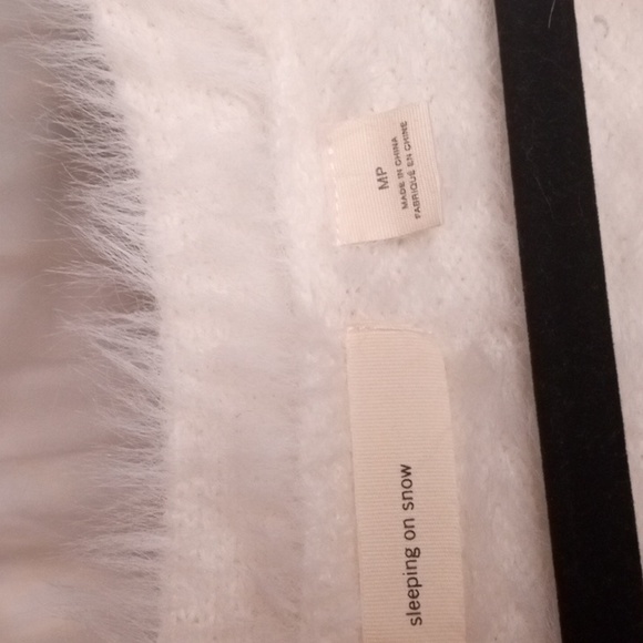 AnthropologieSleeping on Snow Sz MP Wool Blend cardigan Sweater beads em… - Picture 3 of 9